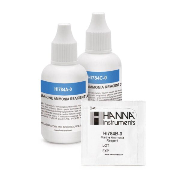 251162.jpg HI784-25 Marine Ammonia HC Checker Reagents (25 tests) - Hanna Instruments - Image 1