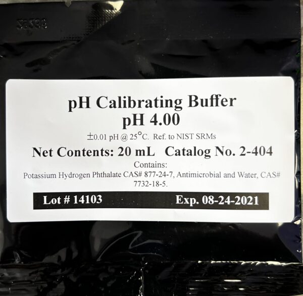 IMG_3063.jpg pH Calibrating Buffer pH 4.0 - Image 1