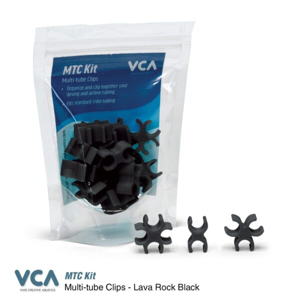 MTC-Kit_lava-rock-black-1.jpg Multi-Tube Clips - Lava Rock Black (15 piece Kit) - Image 1