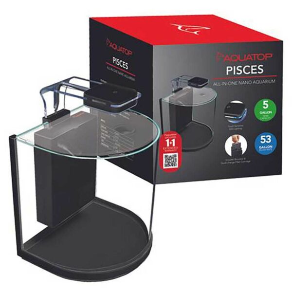 Aquatop PISCES All-in-one Nano Glass Aquarium Kit - Image 2