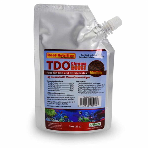 TDO-MEDIUM-3OZ-1000x1000__10293.jpg TDO-EP1 Medium 1.7mm Chroma Boost Fish Food - Image 1