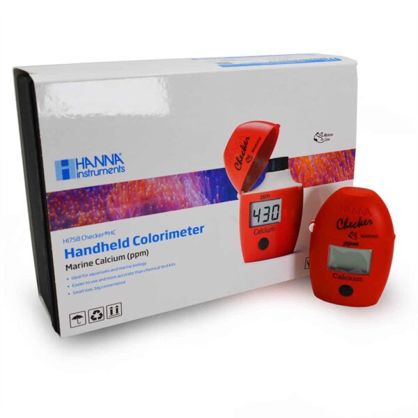 hi758-calcium-checker-and-box-1000x1000__98440.1570635242.jpg HI758 Marine Calcium Checker HC (Saltwater) - Image 1