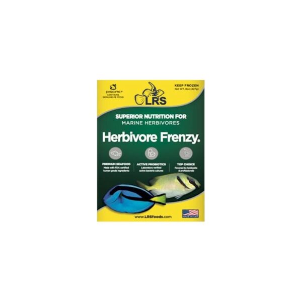 lrs-herbivore-frenzy.jpg LRS Herbivore Frenzy® 8oz - Herbivore Blend Frozen Food - Image 1