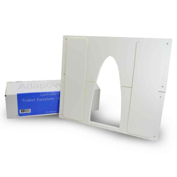 trident-faceplate-white-1000x1000__43468.1598381613.jpg Controller Cabinet Trident Faceplate - White Double Slat - Image 1