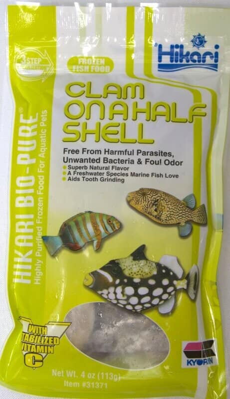 3423898417.jpg Frozen Clam on a Half Shell - Hikari Bio-Pure - Image 1